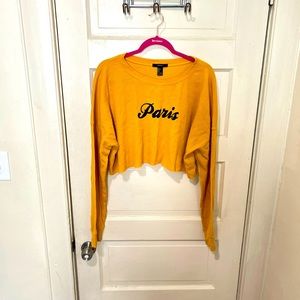 Mustard Crop top